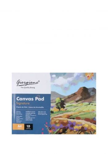 دفتر رسم كانفس 10 اوراق A4 من جورجونيه  Giorgione Canvis Pad for Acrylic and Oil Painting