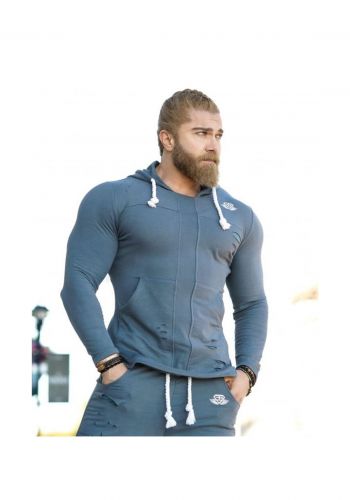 بلوز رياضي للرجال ازرق اللون من بدي انجنيرز Body Engineers Sport Wear  