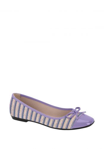 حذاء فلات نسائي باللون البنفسجي من موليكا Mollica Flat Shoes