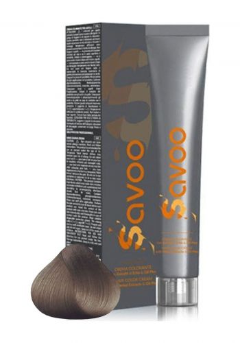 صبغة الشعر بدرجة 7.003 ولون اشقر طبيعي دافئ 100 مل من سافو Savoo Hair Color Cream - No.7.003 Warm Natural Blond