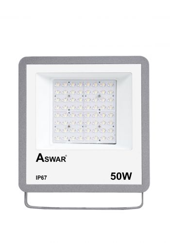 بروجكتر لد 50 واط ابيض اللون من اسوار Aswar AS-LED-F50-CW LED Projector