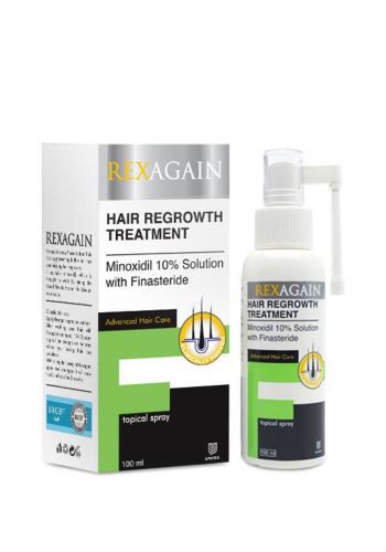 بخاخ مينوكسديل  10%  مع فناستيرايد 1% للرجال من ريكسجين Rexagain Hair Regrowth Treatment Minoxidil 10% with Finasteride 1% 