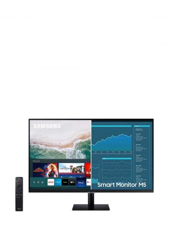 شاشة كمبيوتر 27 بوصة Samsung M5 S27AM500NM Smart Monitor  60Hz - 8ms