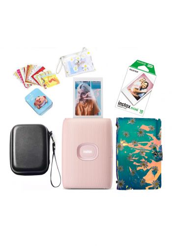 طابعة صور ميني مع هدايا من فوجي فيلم Fujifilm Instax Mini Link 2 Wireless Smartphone Printer