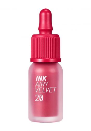 تنت شفاه 4 غم درجة 20 من بريبيرا Peripera Ink Air Velvet Beautiful Coral Pink 