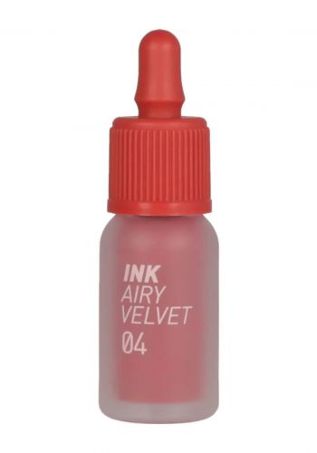 تنت شفاه 4 غم درجة 04 من بريبيرا Peripera Ink Air Velvet Pretty Pink 
