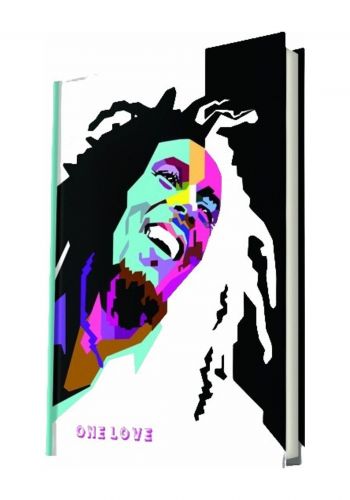 دفتر ملاحظات 96 ورقة برسمة مارلي    Pop Art Bob Marley Notebook
