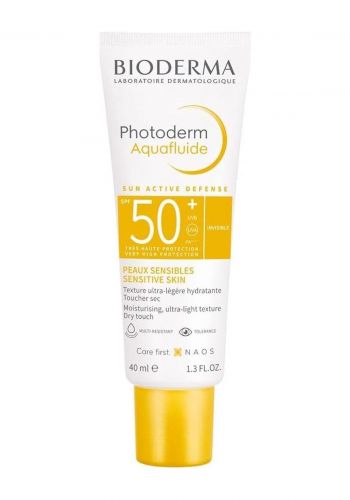 كريم واقي شمس للبشرة الحساسة 40 مل من بايوديرما Bioderma Photoderm Aquafluide SPF 50+  