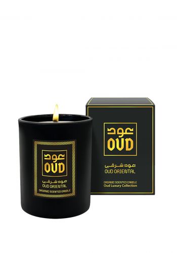 شمعة عضوية معطرة بالعود الشرقي 220 مل  من عود Oud Luxury Collection SI-00309 Scented Candle