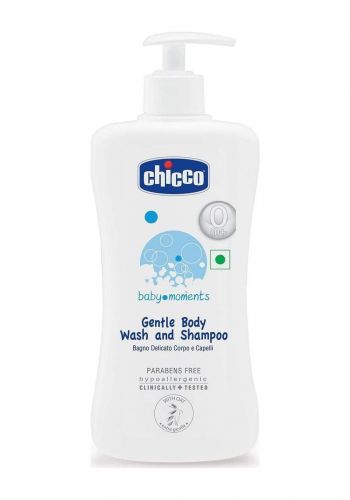 شامبو وغسول الجسم للاطفال 500 مل من جيكو  Chicco Gentle Body Wash And Shampoo