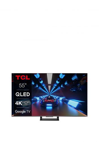 تلفاز 55 بوصة من تي سي ال TCL 55C735 Android TV QLED Smart, 55 Inch