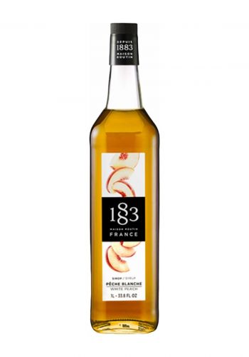 شراب الخوخ الابيض 1 لتر من 1883 ميزون روتين 1883 Maison Routin White Peach Syrup 