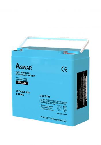 بطارية قابلة لأعادة الشحن 22.3 أمبير من أسوار Aswar AS-EB-1230B Valve Regulated Rechargeable Battery