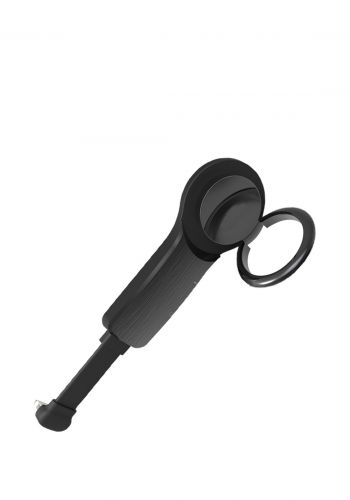 Porodo PD-RGLL-BK Dual Lightning Adapter (Charge & Audio) with Finger Grip 2A-Black محول مزدوج مع قبضة الإصبع من بورودا