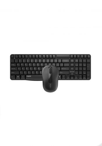 كيبورد عربي وانكليزي لاسلكي- Rapoo X1800S Wireless Set Mouse and Keyboard