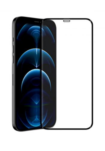 واقي شاشة الموبايل من غرين ليون Green Lion GNPCHDPVG12P 3D  Glass Full Screen Protector for iPhone 12 / 12 Pro ( 6.1" ) - Black