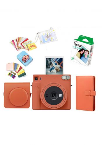 كاميرا صغيرة مع هدايا من فوجي فيلم Fujifilm Instax SQ1 Camera