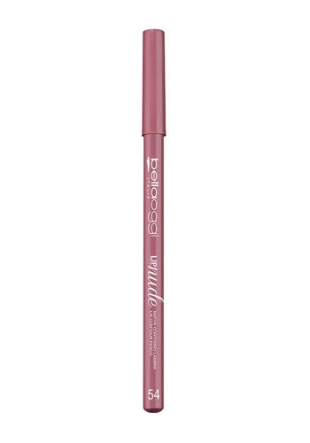 قلم تحديد الشفاه رقم (54) من بيلا اوجي Bellaoggi Lip Liner Matita Labbra Mat Nude Peach 