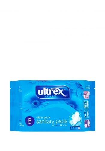 فوط صحية للنساء 8 قطع من التركس  Ultrex Sanitary Pads Ultra Plus 
