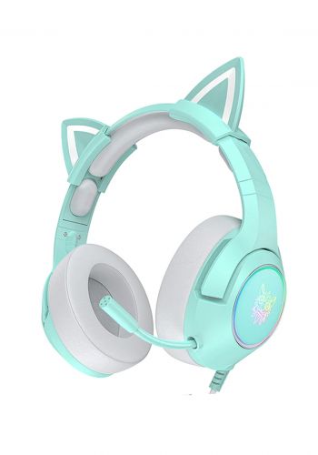 سماعات رأس كيمنك سلكية Onikuma K9 Cat Ear RGB Gaming Headset 