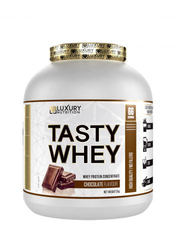بروتين بنكهة الشوكولاتة 2 كغم من لكجري نيوترشن Luxury Nutrition Tasty Whey Protein
