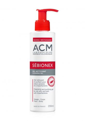 غسول البشرة من اي سي ام ACM SÉBIONEX Cleansing Gel 200 ml