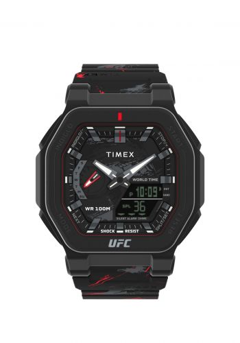 ساعة يد رجالية باللون الاسود من تايمكس Timex TW2V85300 Men's Watch 