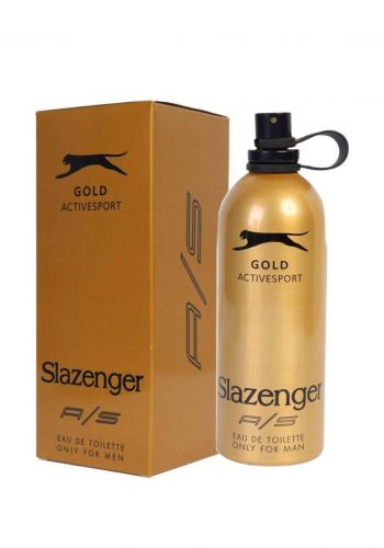 عطر رجالي ذهبي اللون 125 مل من سلازنجر Slazenger Active Sport Gold Eau De Toilette