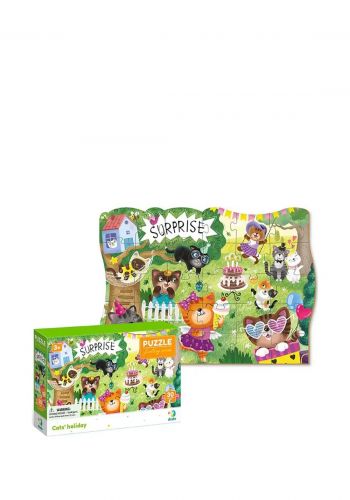 لعبة بازل للاطفال بتصميم القطط  30 قطعة من دودو  Dodo Puzzle Cats’ Holiday