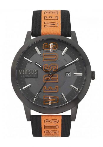 Versus Versace VSPHN0220 Men Watch ساعة رجالية سوداء اللون من فيرساتشي