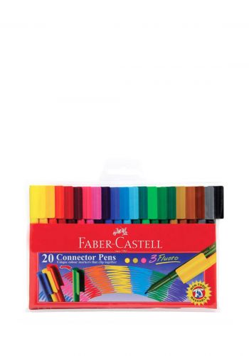 سيت أقلام تلوين  ماجك 20 لون من فابر كاستل Faber-Castell(153020) Colored Pencils 20 Colors Set