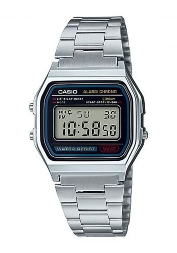 ساعة يد مناسبة لكلا الجنسين من كاسيو Casio A158WA-1DF Unisex Watch