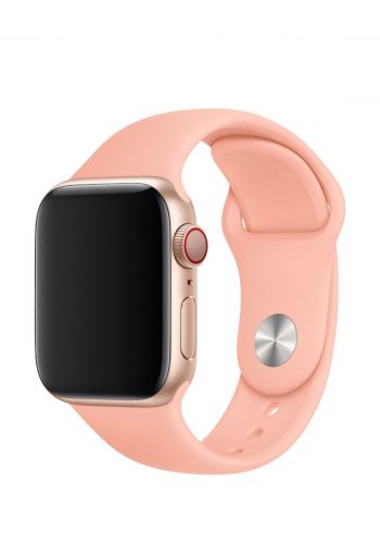 سوار سيليكون لساعة أبل Silicone Apple Watch Band -Grapefruit