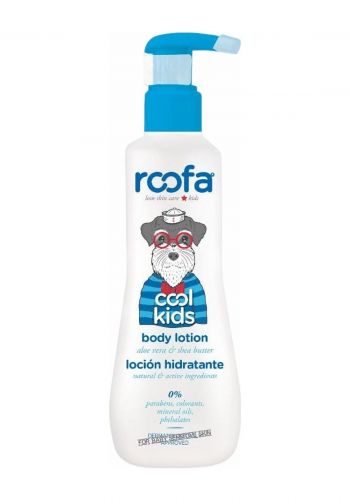 لوشن مرطب للجسم بخلاصة الالوفيرا وزبدة الشيا 300 مل من روفا Roofa Cool Kids Body Lotion