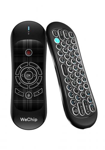 جهاز تحكم عن بعد صوتي لاسلكي مع لوحة مفاتيح من وي جب Wechip R2 Air Remote
