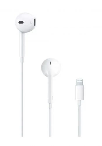 Apple z0008 Headphones With iPhone Socket - White سماعة أذن سلكية