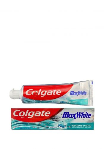 معجون اسنان 100مل من كولجيت Colgate Toothpaste Max white Whitening Crystals 
