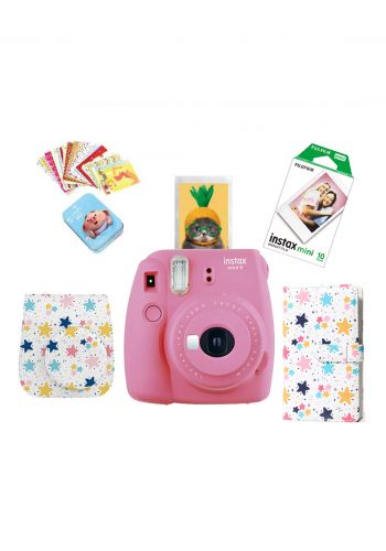 كاميرا فورية ميني 9 مع هدايا من فوجي فيلم Fujifilm Instax Mini 9 Camera