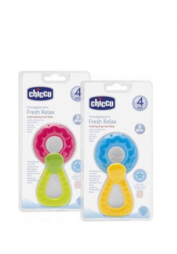 Chicco Teether عضاضة سيليكون لعمر 4+ اشهر من جيكو