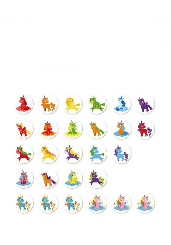 لعبة بطاقات وحيد القرن 29 قطعة من دودو  Dodo Game Unicorns 