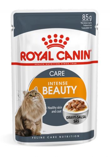 طعام قطط رطب للعناية بالشعر و البشرة 85 غم من رويال كانين Royal Canin Care Urinary Wet Cat Food