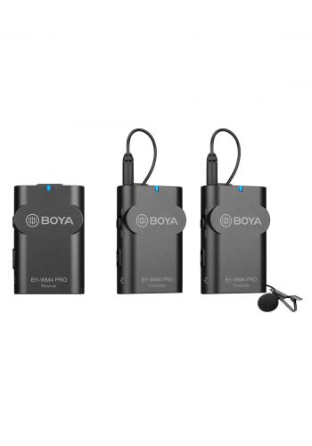 منظومة مايكروفون ثنائية لاسلكية  Boya BY-WM4 PRO-K2 Wireless Microphone System