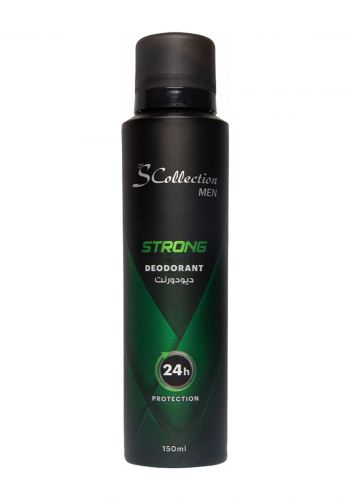 مزيل عرق للرجال 150 مل من اس كولكشن S Collection Strong Perfumed Body Spray Deodorant