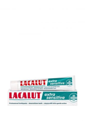 معجون للاسنان الحساسة 75 مل من لاكالوت  Lacalut Extra Sensitive Toothpaste