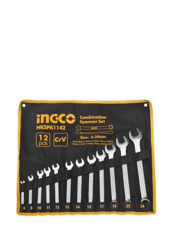 سيت سبانة 12 قطعة من انجيكو Ingco HKSPA1142 spanner set