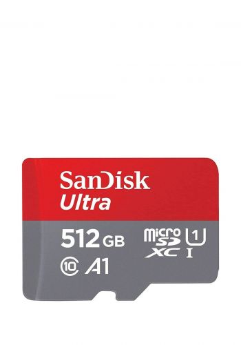 بطاقة ذاكرة Sandisk Ultra Class 10 Micro Sd Card 512 Gb 
