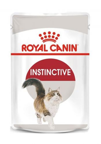 Royal Canin Wet Food Instinctive For Adult Cats طعام رطب للقطط لتقوية الشعر 85 غم من رويال كانين