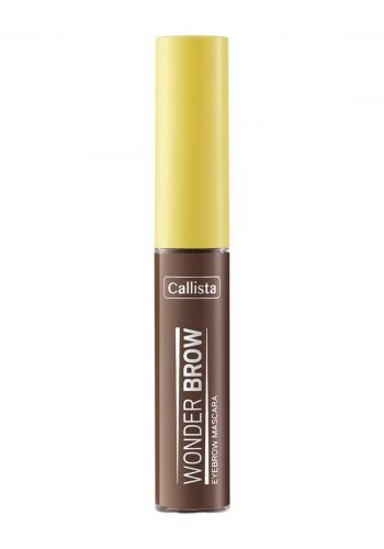 ماسكارا حواجب 4.5 مل درجة 02 بني من كاليستا Callista Wonder Brow Eyebrow Mascara - 02 Brown  