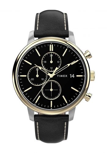 ساعة رجالية باللون الاسود من تايمكس Timex TW2U39100 Male Wrist Watch