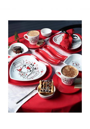 سيت تقديم فطور سيراميك 14 قطعة من كيراميكا Keramika Breakfast Serving Set   